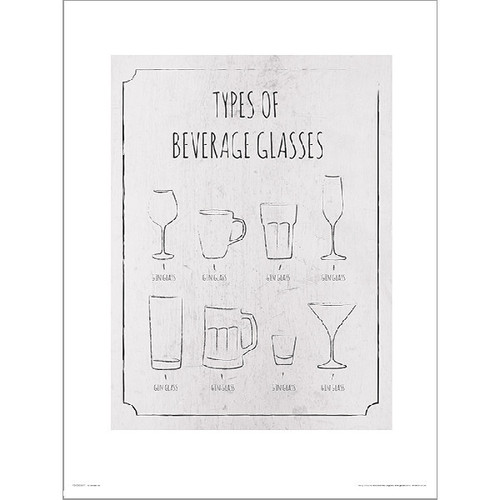 PDH01330 Beverage Glasses 음료용 유리잔 (40x50cm)