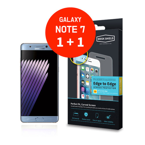 브리스크쉴드 삼성 Galaxy Note7 충격흡수 3D풀커버 프리미엄 액정보호필름 (2개 1세트)