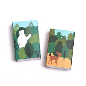 브리스크스타일 성냥(Little forest Deer/Bear Set)