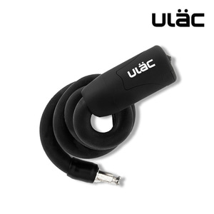 ULac 실리콘메모리락 자전거 자물쇠 (열쇠형 블랙)