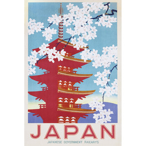 PP30141 일본 철도 관광 홍보 (61x91) 포스터